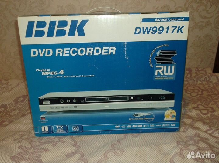 Двд пишущий BBK DW9917K