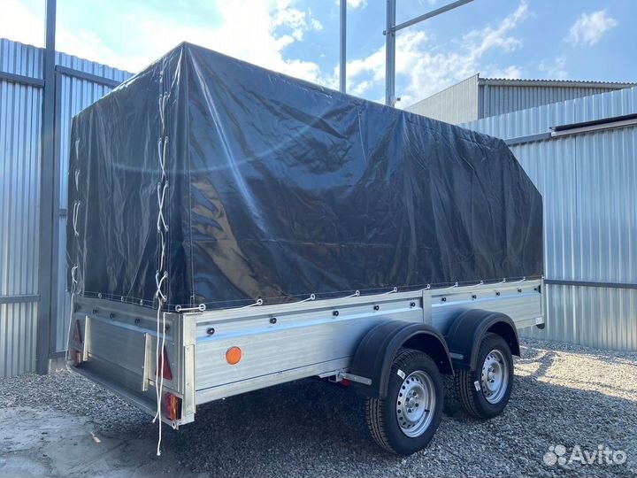 Прицеп Двухосный Престиж 3,5*1,57 с тентом