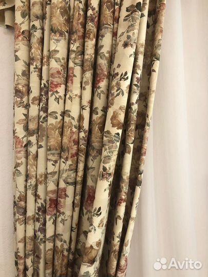 Шторы с ламбрекеном, портьеры