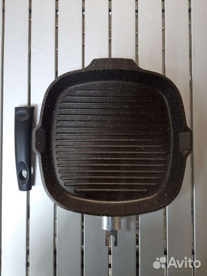 Сковорода гриль Kukmara сгмт281а кофейный мрамор