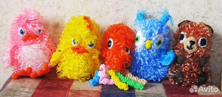 Мочалки игрушки