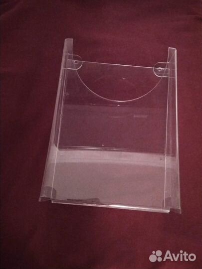 Лоток прозрачный настенный вертикальный