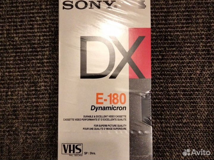 Видеокассета sony VHS