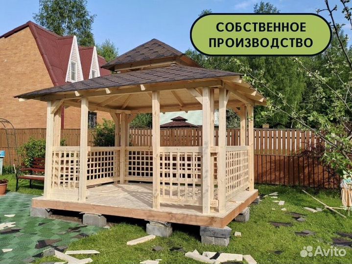 Деревянные беседки