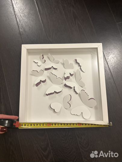 Картины панно IKEA бабочки (триптих)