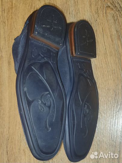 Ботинки замшевые мужские