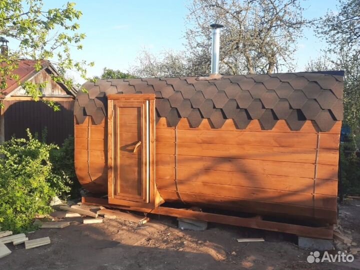 Бани-бочки квадро с доставкой