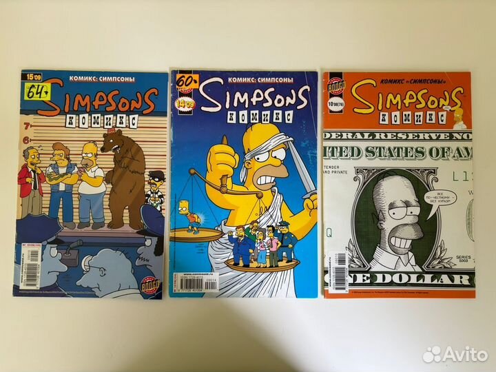 Комикс Симпсоны Дональд Дак