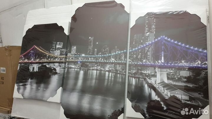 Модульная картина с темой Город 65*95см