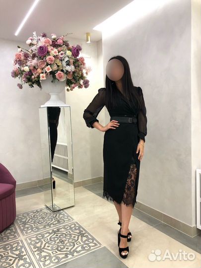 Платье женское черное