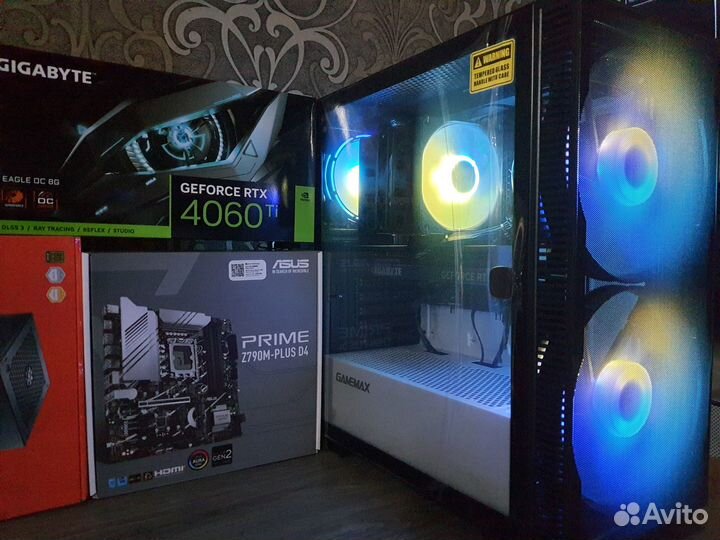Пк Core i5-12600KF/Z790+MSI RTX4060Ti Gaming X