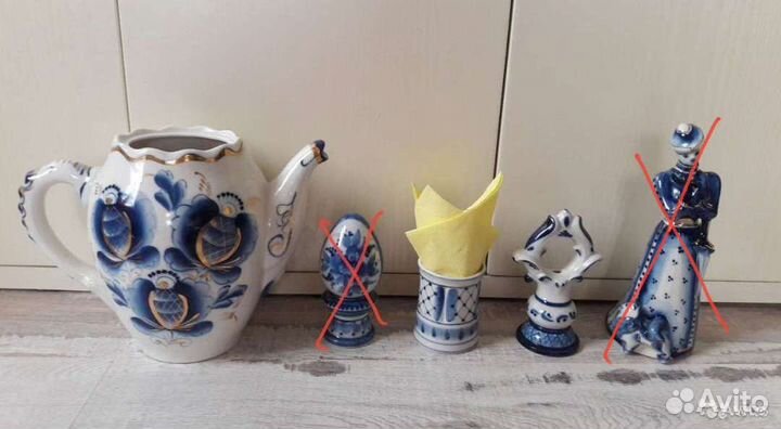 Посуда Гжель