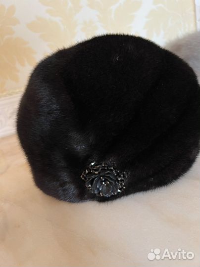 Шапка норковая женская