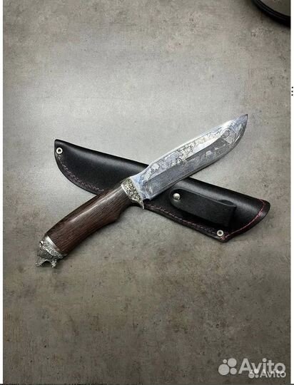 Нож охотничий с рисунком