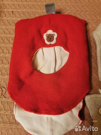 Шапка Kivat, пинетки Kerry, тёплый комплект