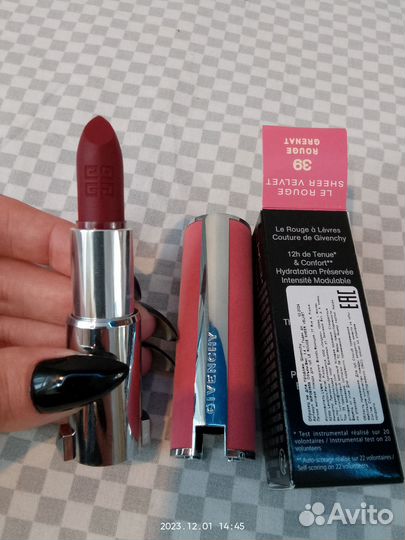 Помада givenchy sheer velvet 39