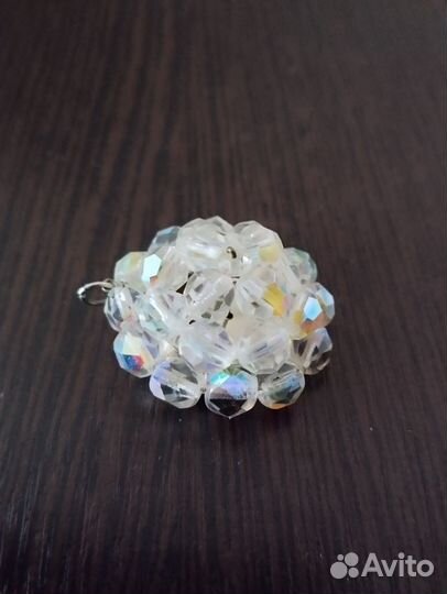 Броши и бусы из чешского стекла. Винтаж