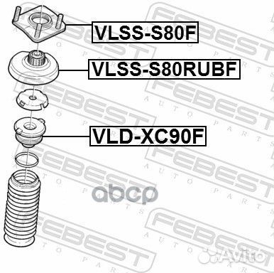 Опора амортизатора volvo XC90 2003-2014 vlss-S80F