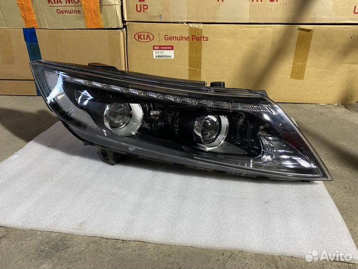 Фара Kia Optima 3 рестайлинг LED галоген