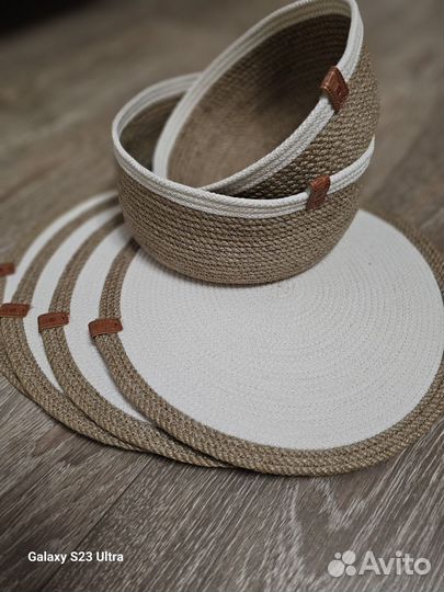 Набор корзин и салфетки