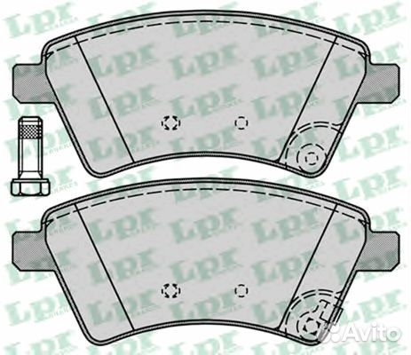 Колодки тормозные дисковые
