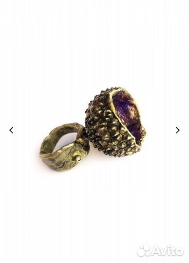 Дизайнерское кольцо Личи