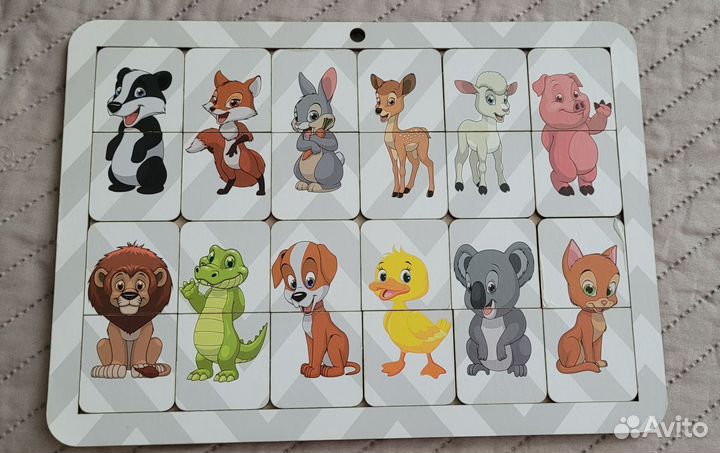 Рыбалка. Домино. Липучки цвета