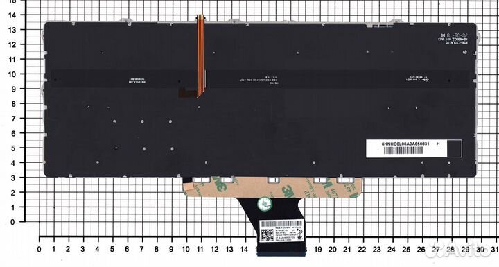 Клавиатура для HP Envy 13-BA серебро