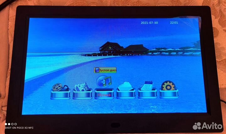 Цифровая фоторамка новая 10