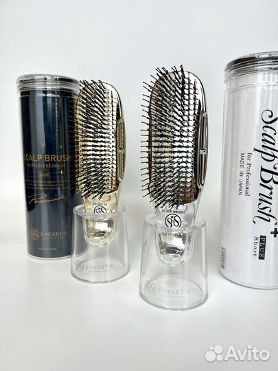 Scalp Brush Plus японская расческа S-heart-S