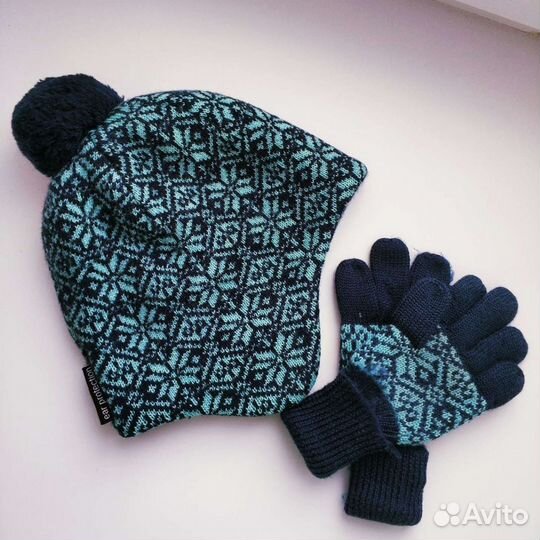 Шапка и перчатки Janus на 2-6 лет