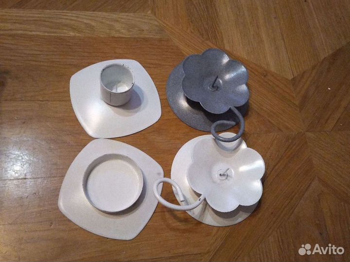 Подсвечники металлические