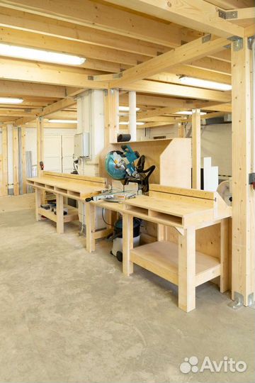 Аренда рабочих мест. Столярный коворкинг