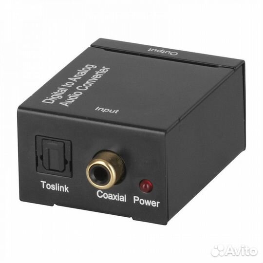 Конвертер с Toslink/Coaxial на 2xRCA с оптики