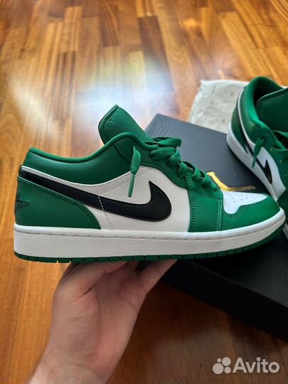 Кроссовки Nike Air Jordan 1 low Pine Green