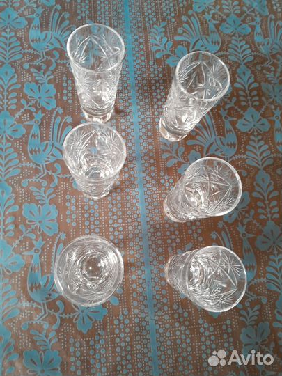 Стопки хрустальные СССР