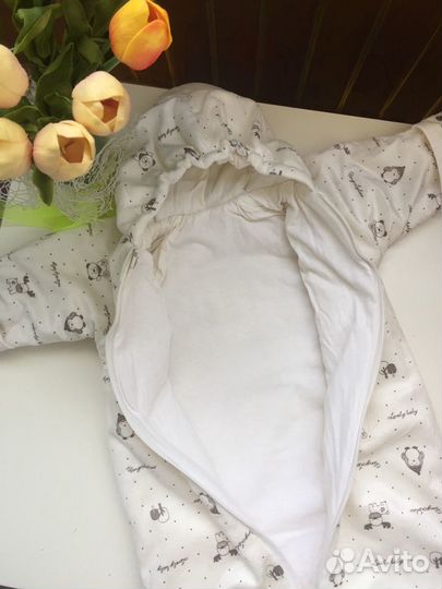 Конверт - спальник на молнии. 50-62 р