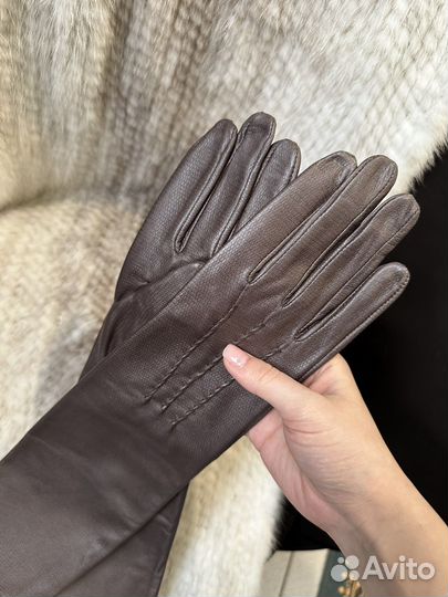Перчатки женские длинные