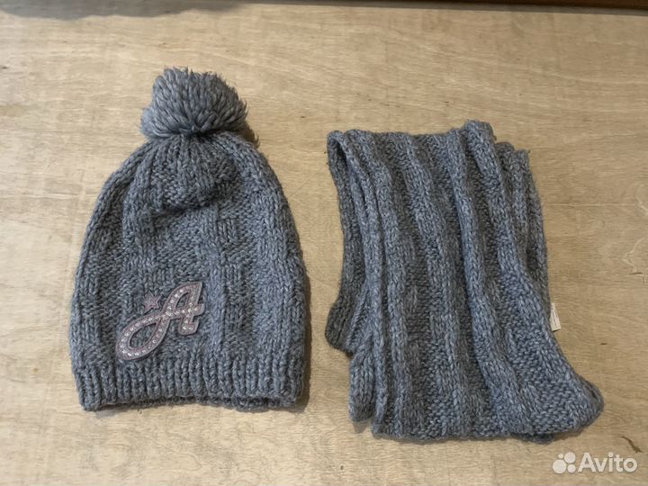 Набор шапка и шарф для девочки