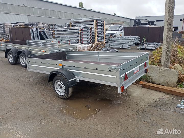 Прицеп легковой большой. Высокий борт