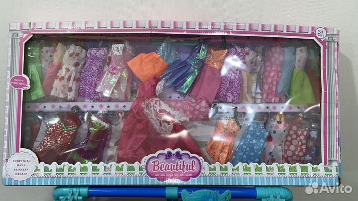 Набор подарочный для девочки. Платья для куклы