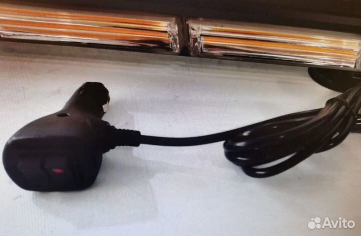 Маяк проблесковый 2-х сторонний LED оранжевый 90см