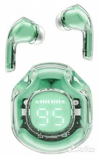 Беспроводные наушники acefast T8 зеленый Crystal