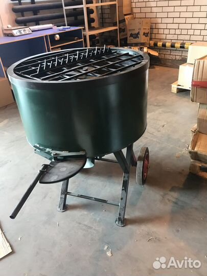 Бетоносметель принудительный, Полуручка сб - 120л