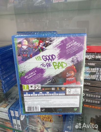 Lego DC super villains диск ps4