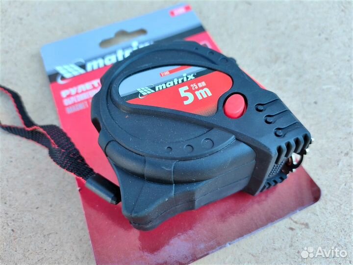 Строительная измерительная рулетка 5 м x 25 мм