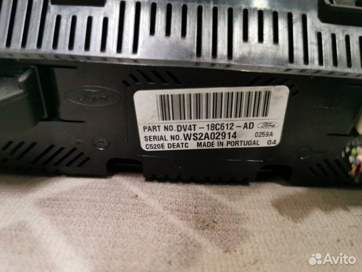 Блок управления климат-контролем Ford Kuga 2 1.6