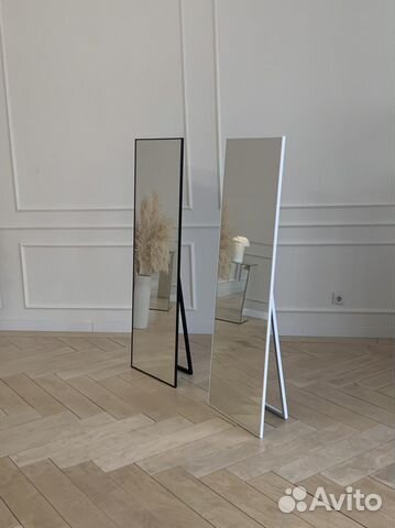 Зеркало 2 в 1 напольное/настенное в тонкой раме