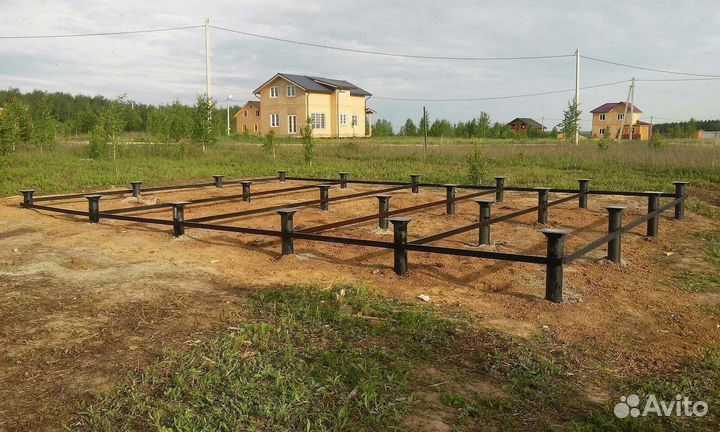 Винтовые Сваи для быстрой установки