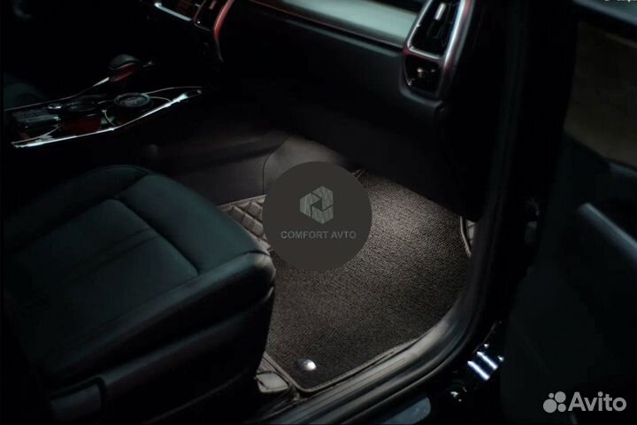 3Д (3D) коврики из экокожи KIA Sorento Соренто